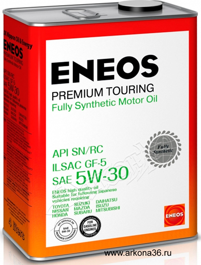 акция 8809478942216 Моторное масло ENEOS Premium TOURING SN 5W-30 4 л