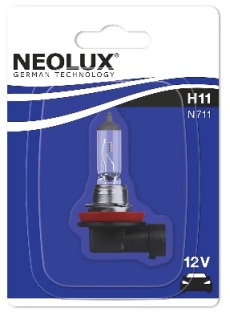Новый тип упаковки галогенных ламп NEOLUX STANDARD H11 блистер Osram Неолюкс Осрам для фар головного света купить оптом